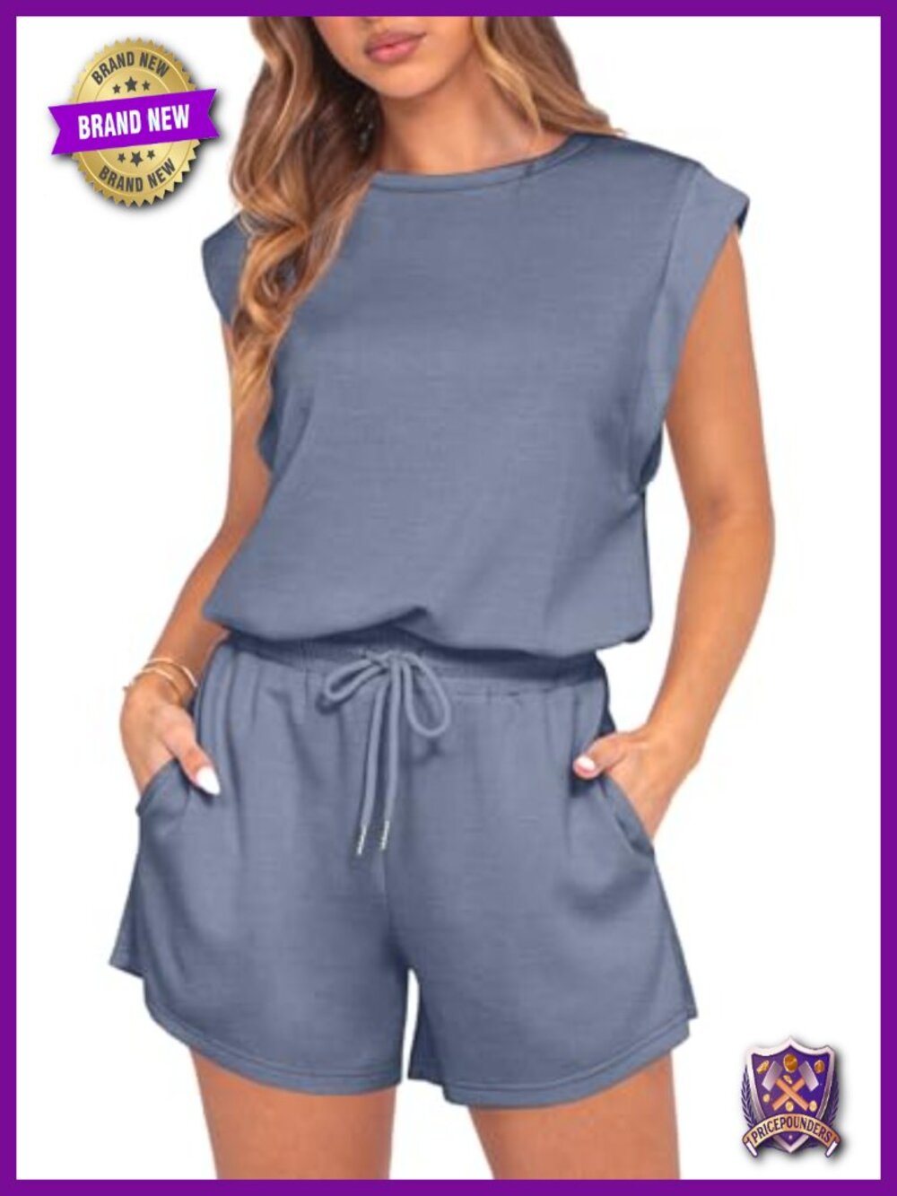 GRECERELLE Rompers for Women One Piece Short Jumpsuit Summer Casual